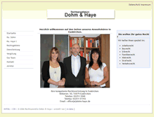 Tablet Screenshot of dohm-haye.de
